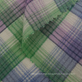 Hot Sale Top Quality Best Price 100% Rayon Check Gauze Muslin Crepe Fabric